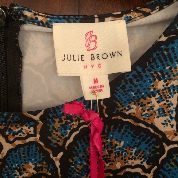 Julie Brown Morgan dress in green ivy NWT size M - Picture 2 of 7